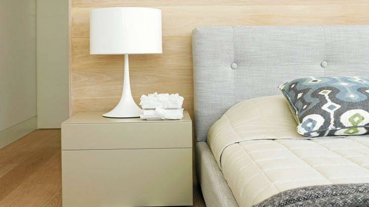 Greg Natale’s relaxing pale timber and neutral hues. Photo: Bill Farr