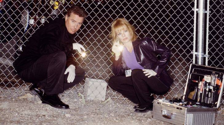 Gil Grissom (William Petersen) and Catherine Willows (Marg Helgenberger) are back as central characters in the finale, Immortality. Photo: Supplied
