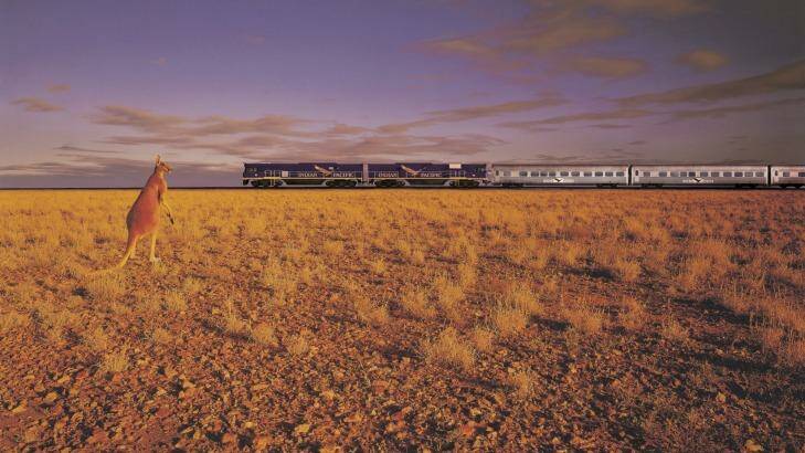 The Indian Pacific makes its way between Australia's eastern and western seaboards on its 4352-kilometre journey.