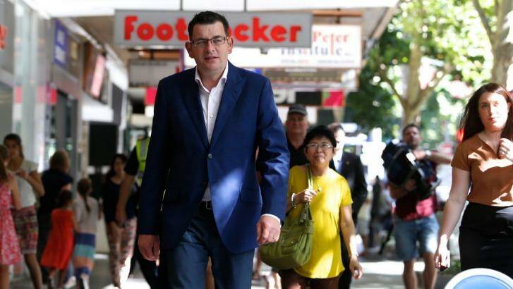 Premier Daniel Andrews will face a tough crowd in the Upper House. Photo: Eddie Jim