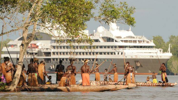 Ponant sails into Papua New Guinea. Photo: Supplied
