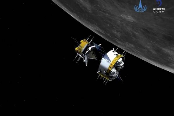 China is sending a spacecraft to the far side of the moon on a mission to collect soil and rocks. (AP PHOTO)
