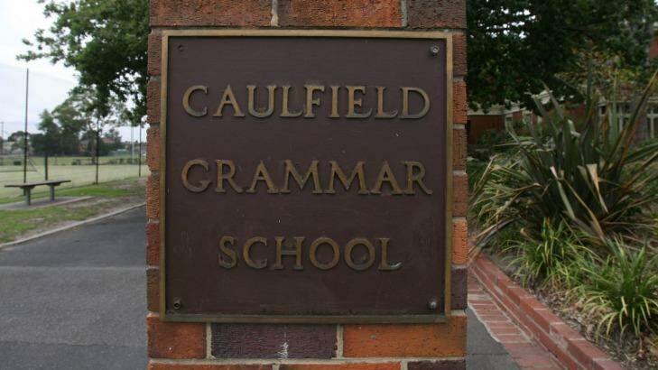 Caulfield Grammar School has been rocked by allegations that a VCE student hacking into their teacher's computers to cheat on on their high-stakes assessments. Photo: Craig Sillitoe 