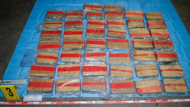 The drugs seized by the AFP.  Photo: Supplied
