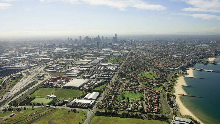 Fishermans Bend has seen a dramatic increase in land values since it was rezoned in 2012.  Photo: James Boddington