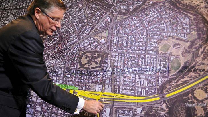 Former premier Denis Napthine spent a small fortune on spin, including ads for the doomed East West Link. Photo: Wayne Taylor