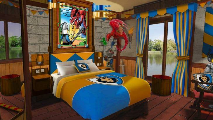 Legoland castle bedroom.