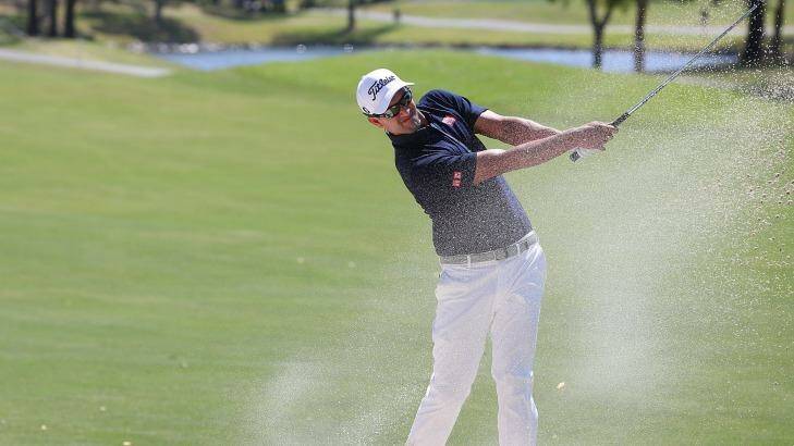 Work to be done: Adam Scott is four shots off the pace heading into the final round. Photo: Chris Hyde