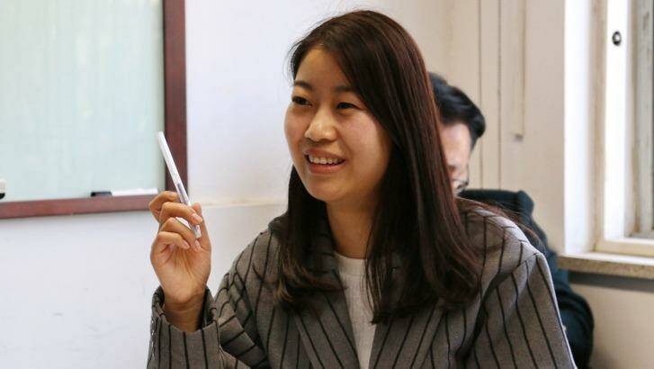 Tian Shuo, 28, wants to launch a matchmaking app with a twist. Photo: Sanghee Liu