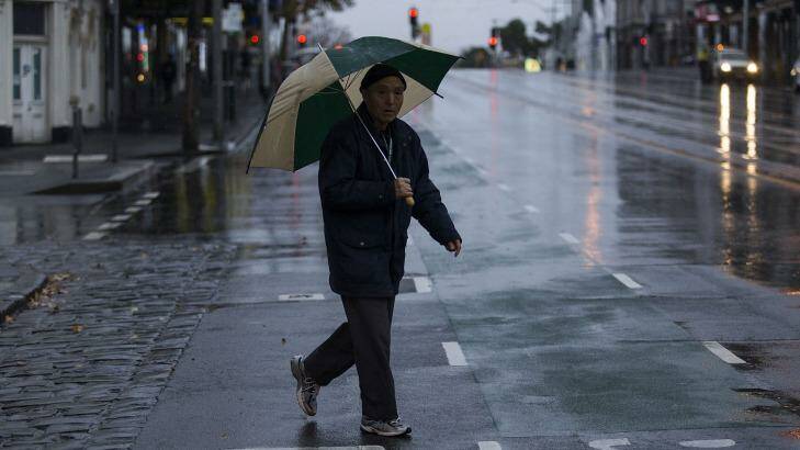 It has been a cold and rainy June for Melbourne and parts of Victoria.  Photo: Paul Jeffers