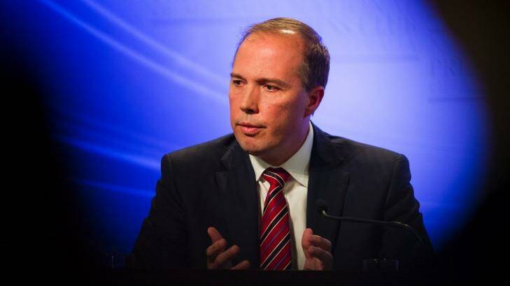 Immigration Minister Peter Dutton. Photo: Rohan Thomson