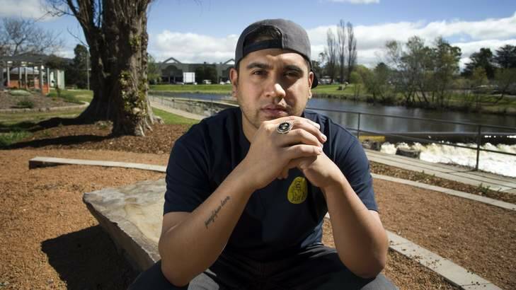 Queanbeyan writer Omar Musa's debut novel <i>Here Come The Dogs</i> will have two launches in Canberra. Photo: Elesa Kurtz