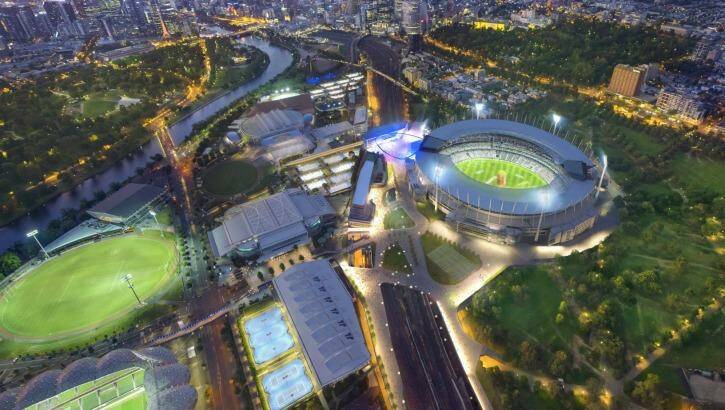 Bold new vision to link the MCG and Melbourne and Olympic Parks Photo: Andrew Griffiths - Lensaloft