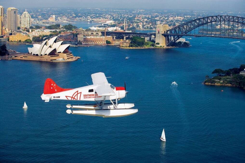 Sydney Seaplanes fly from Rose Bay over Sydney Harbour. Image supplied.  SHD TRAVEL.
tra14sixbest Photo: Supplied