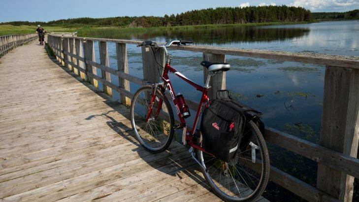 Bike by the lake on  Prince Edward Island  Photo: Guy Wilkinson