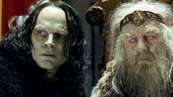 Evil adviser Wormtongue from <i>the Lord of the Rings</i>.