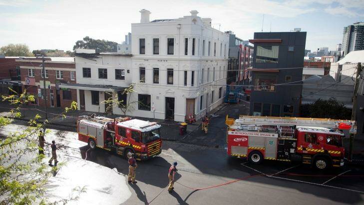 The Albion's rooftop bar and lounge was the target of an arson attack in October last year. Photo: Arsineh Houspian