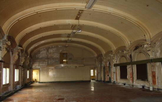Days gone by ... the abandoned ballroom at Flinders Street Station