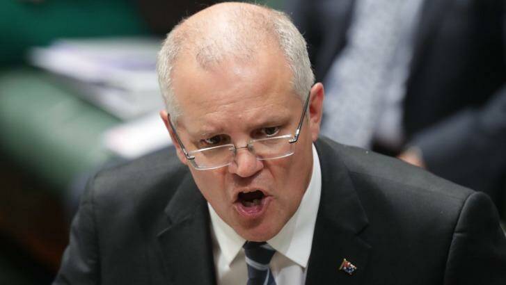 Treasurer Scott Morrison says the government will accept a negotiated outcome with the Senate crossbench. Photo: Andrew Meares