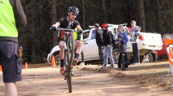 Canberra mountain biker Tristan Ward will give up the mud for lycra after the world champs. Photo: Supplied