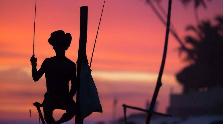 Sri Lanka's stilt fisherman. Photo: jankovoy