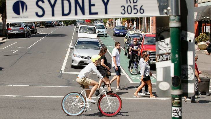 Sydney Road is one of Melbourne's worst stretches for bike crashes.  Photo: Darrian Traynor
