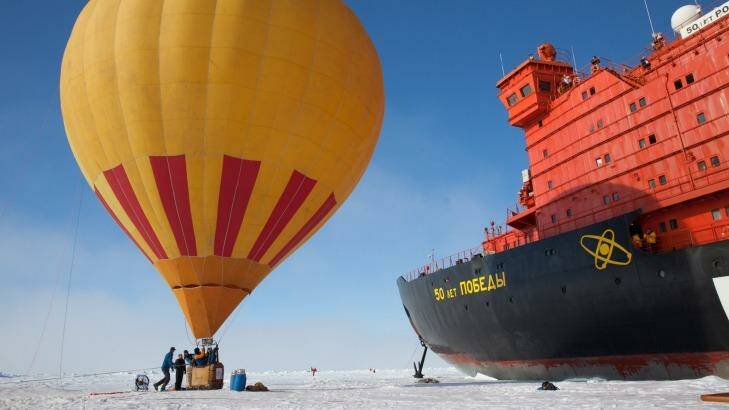 Up and away in the Arctic with Quark Expeditions. The company is rolling out its biggest Arctic season yet in 2017. Photo: Supplied