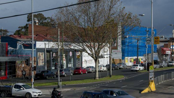 The site for the proposed 17-storey in Clifton Hill. Photo: Jesse Marlow