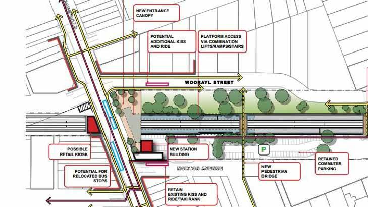 A concept design for Carnegie station. Photo: Supplied