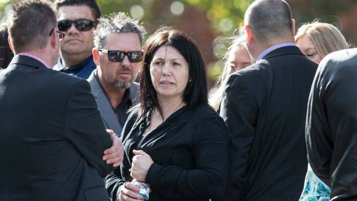 Roberta Williams was a pall bearer at the funeral. Photo: Jason South