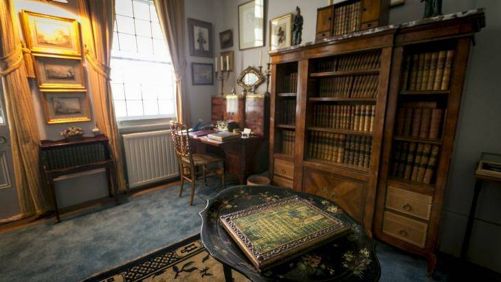 The boudoir, or private office, of Dame Nellie Melba's home, Coombe Cottage. Photo: Eddie Jim