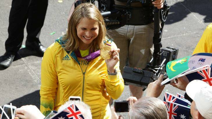 Former Olympian Libby Trickett says she was too embarrassed to talk to her coaches about her period when she first started a career in professional swimming. Photo: Wolter Peeters