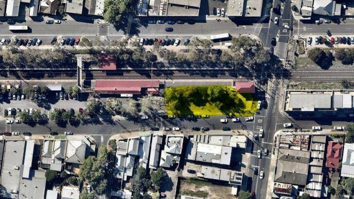 A map of the site in Fairfield earmarked for a green development known as Nightingale 2.0.  Photo: nearmap