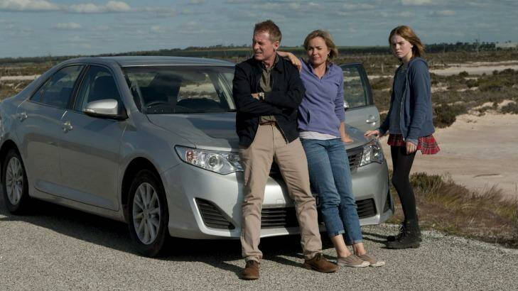 Heading for Toronto after Venice: Richard Roxburgh, Radha Mitchell and Odessa Young in <i>Looking For Grace</i>.