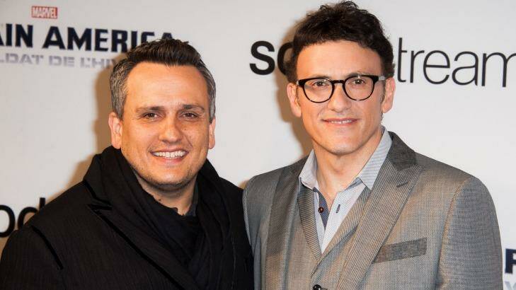 Anthony Russo (R) and Joe Russo attending the Captain America: The Winter Soldier premiere in Paris in 2014. Photo: Francois Durand