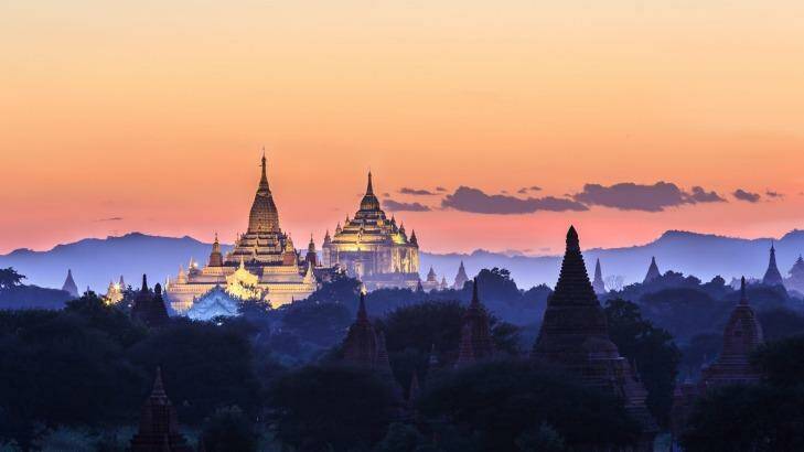 The plains of Bagan are home to more than 2000 temples, stupas and pagodas.