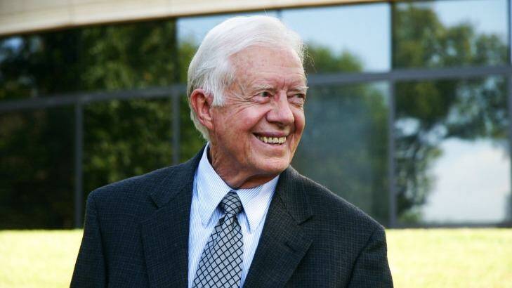 Former US president Jimmy Carter. Photo: Sara Saunders