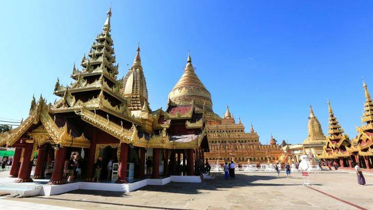 The Shwezigon Pagoda in Bagan.