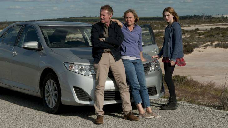 Heading for Venice .. Richard Roxburgh, Radha Mitchell and Odessa Young in <i>Looking For Grace</i>.

image1.JPG