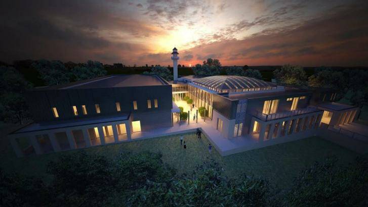 An artist's impression of the proposed mosque. Photo: Supplied