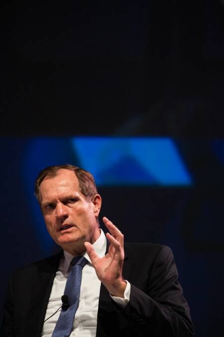 Chris Jordan, Commissioner of Taxation at the ATO, at the 2016 Self Managed Super Funds Conference, Adelaide Convention Centre, Adelaide, South Australia, Australia. Wednesday 18th February 2016. World Copyright: Daniel Kalisz Photo: Daniel Kalisz 