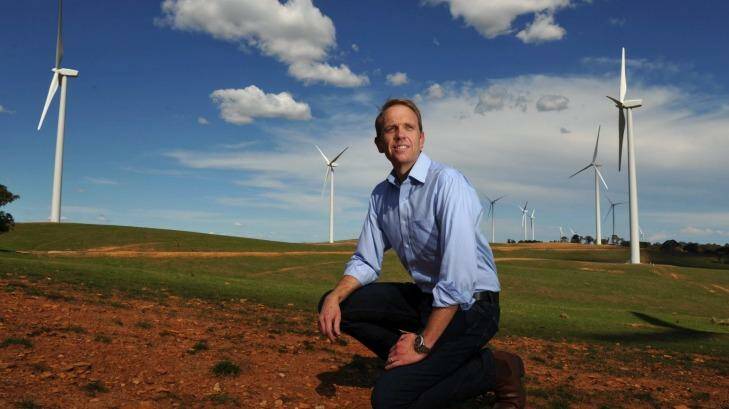 'Mr Renewables' former ACT Environment Minister Simon Corbell has been appointed Victoria's Renewable Energu Advocate . March 11th 2014 Canberra Times photograph by Graham Tidy. photo.JPG Photo: graham.tidy@fairfaxmedia.com.au