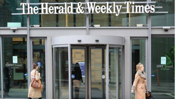 The Herald and Weekly Times (publisher of the 'Herald Sun') is facing a big damages bill. Photo: Craig Abraham CMA