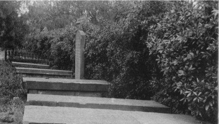 Jewish graves along Peel Street.  Photo: Supplied