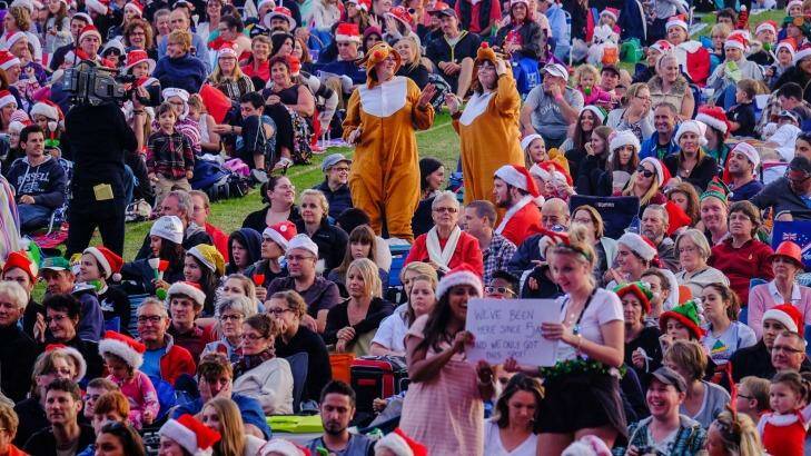 The 2014 Carols By Candlelight at the Sidney Myer Music Bowl. Photo: Luis Ascui