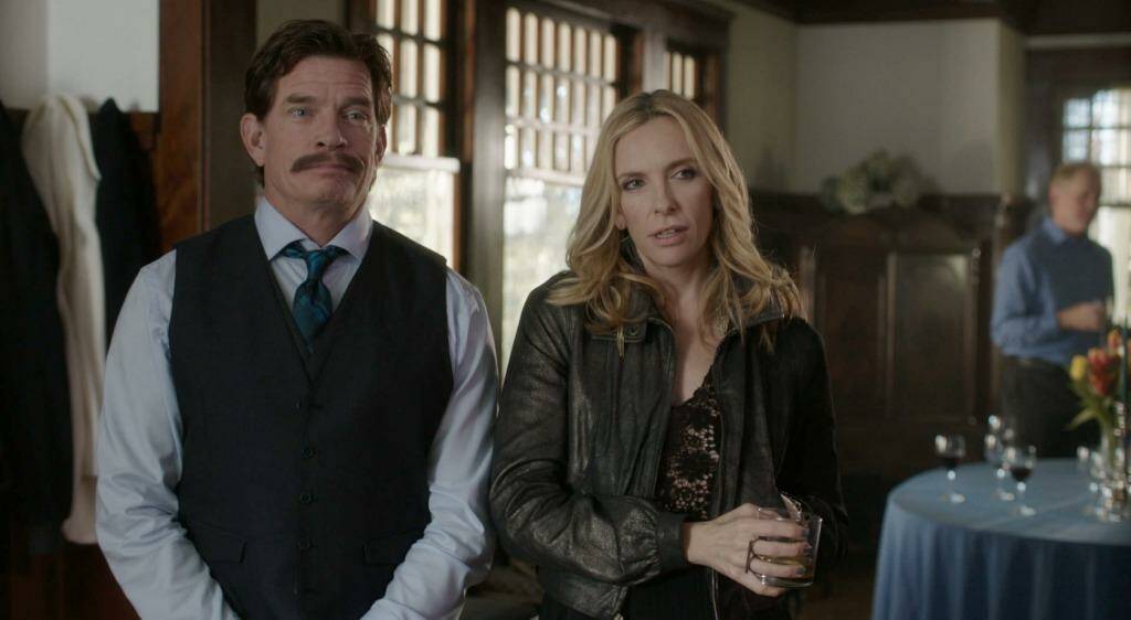 Thomas Haden Church and Toni Collette in the film Lucky Them.