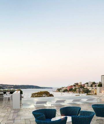 Eastern Suburbs luxury: The InterContinental Sydney Double Bay's rooftop area.