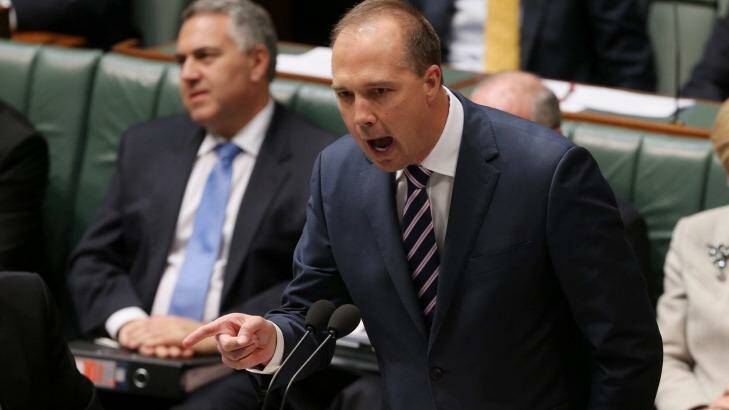 Peter Dutton is expected to announce that more refugees from Nauru will be resettled in Cambodia. Photo: Andrew Meares
