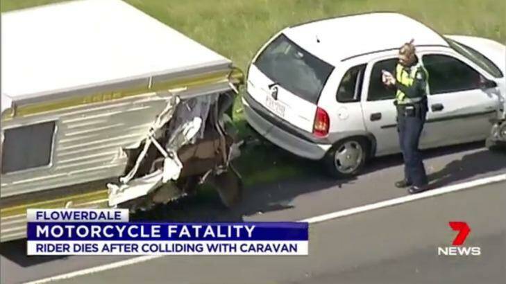 Another motorcyclist has been killed on the state's roads. Photo: Seven News