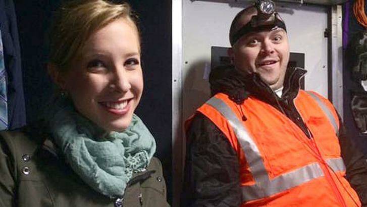 Alison Parker and Adam Ward had worked together regularly, posting photos on the job to Twitter. Photo: Twitter: AParkerWDBJ7 
